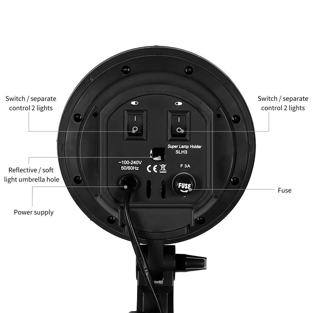 Photography Softbox 50x70 Four Lamp Holder