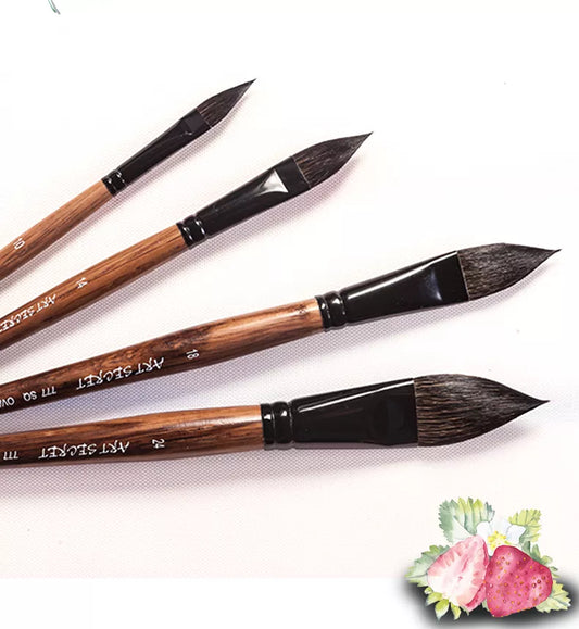 Oval Wash Art Brushes