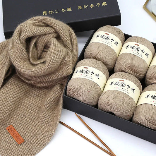 6 Balls Cashmere Wool Yarn