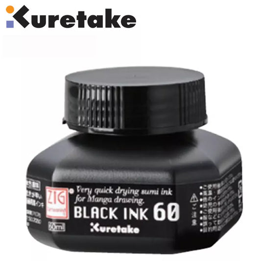 60ml Smooth Flowing Fast Dry Black Ink