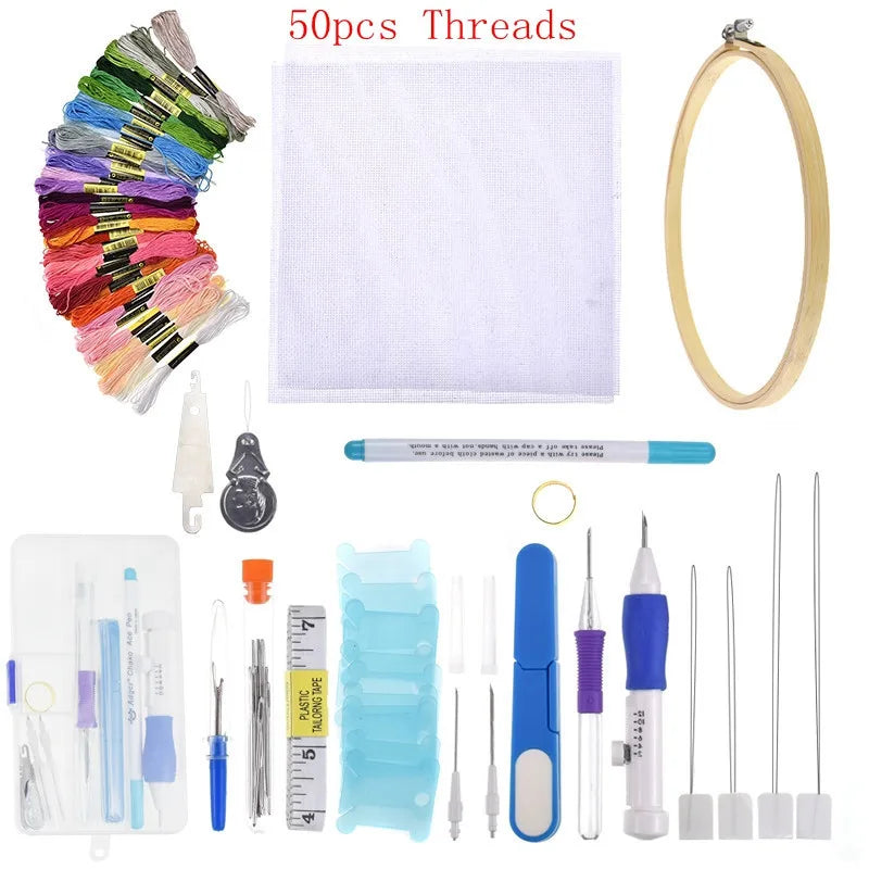 Magic Embroidery Pen Punch Needle Kit Craft