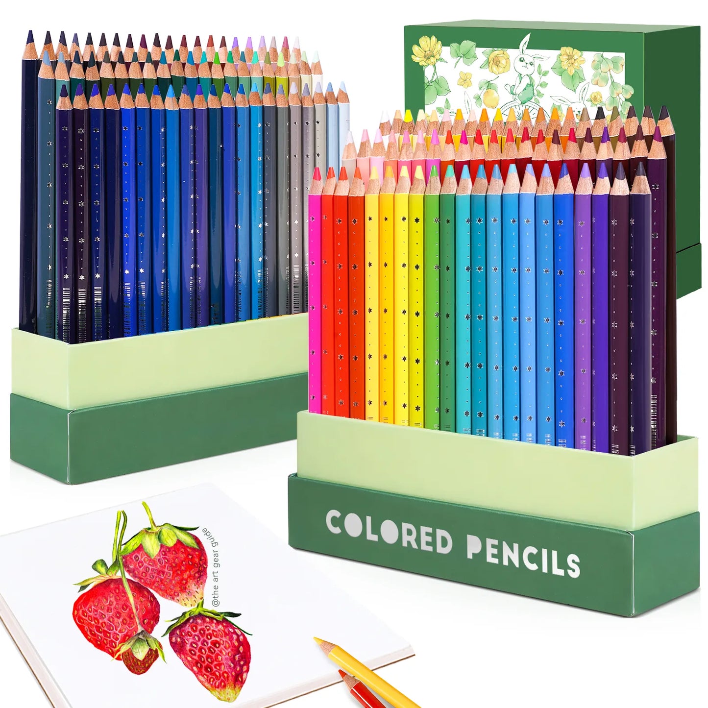 Arrtx Professional 72/126 Colored Pencils Set - Malibu Arts & Crafts