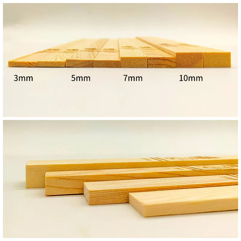 8PCS/SET Mud Guide Wooden Strip Forming Supplies