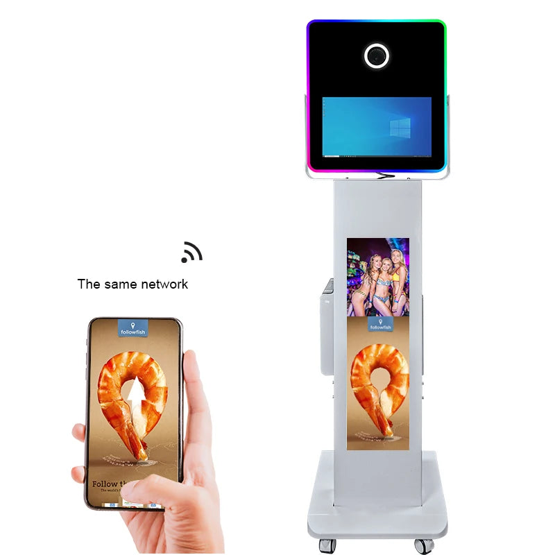 15.6inch Touch Screen 29in LCD Screen Selfie Photobooth Machine