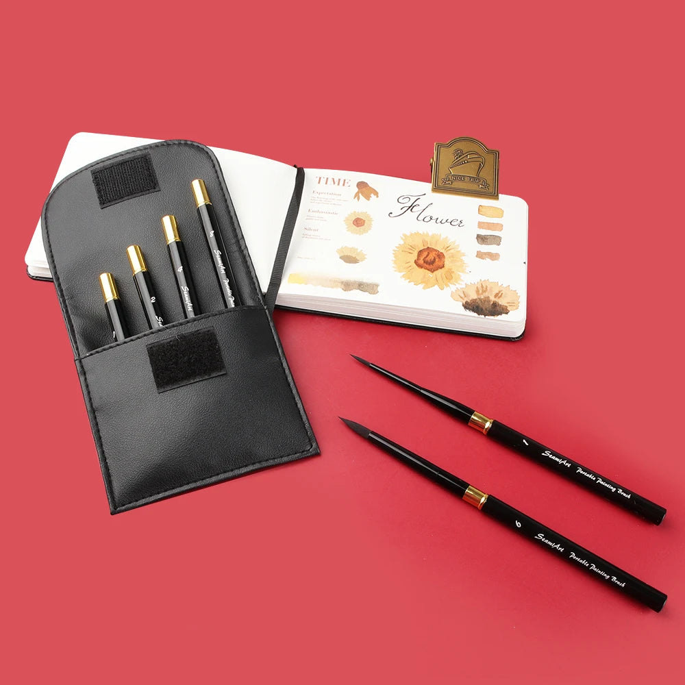 6pcs/Set With Pu Brush Bag