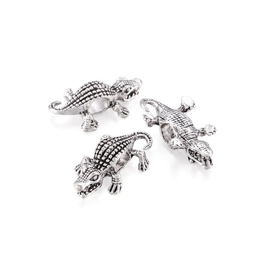 50pcs Alligator Charms for Jewelry Making