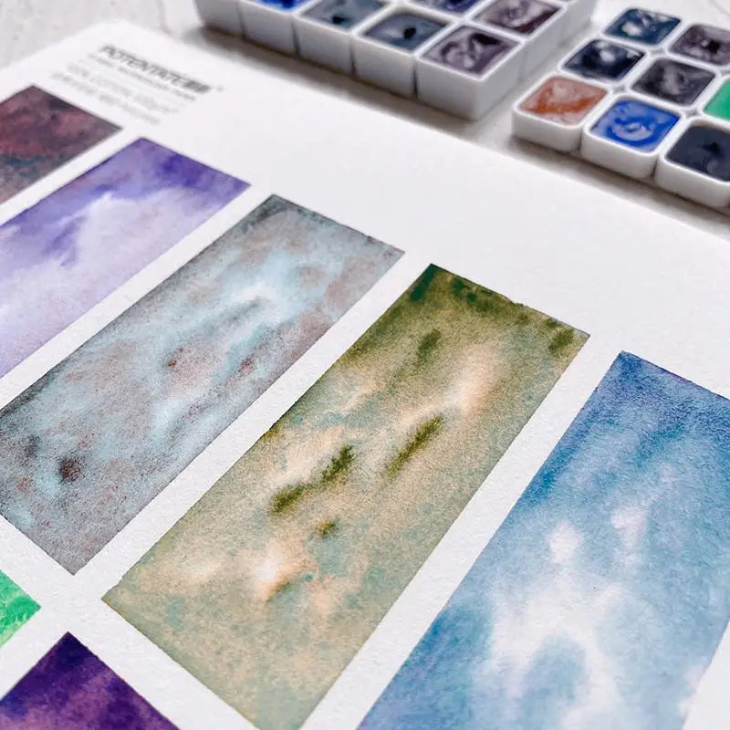 Mini 1/2ml Layered Watercolor Paint Sample