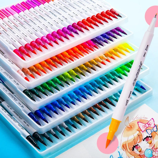 Marker Brush Pens Set