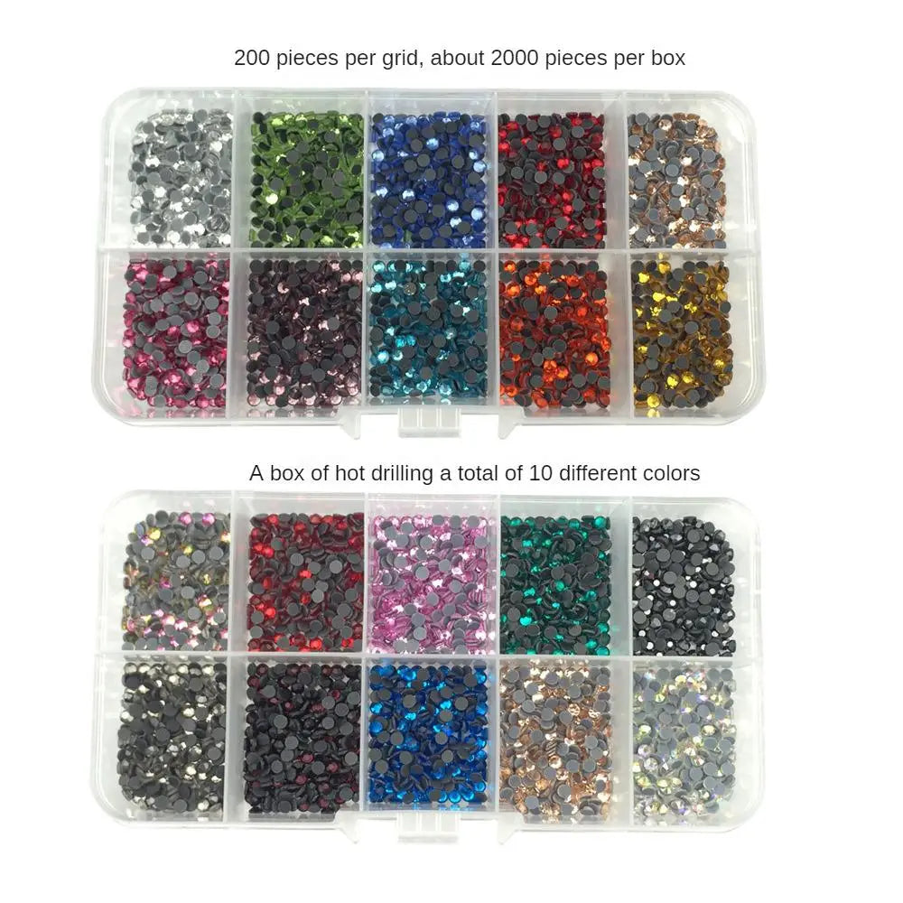 Crystal Glass Bicone Beads Kit