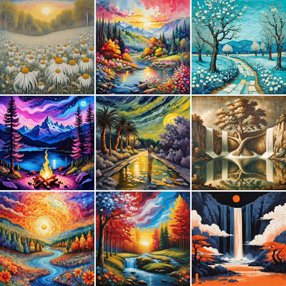 Landscape Cross-Stitch Patterns