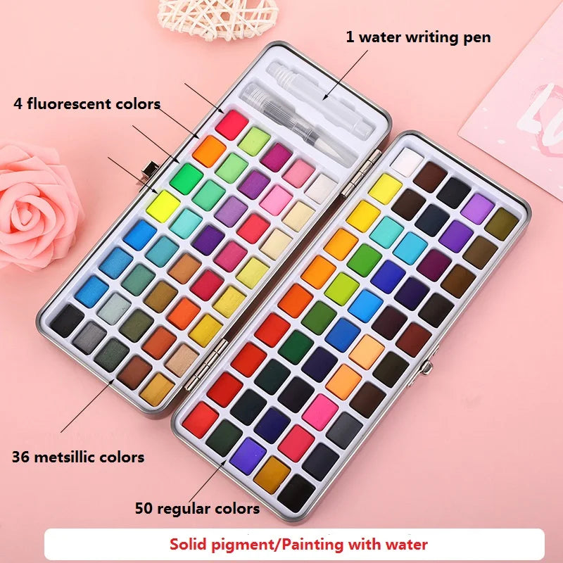 Color Solid Watercolor Pigments Set