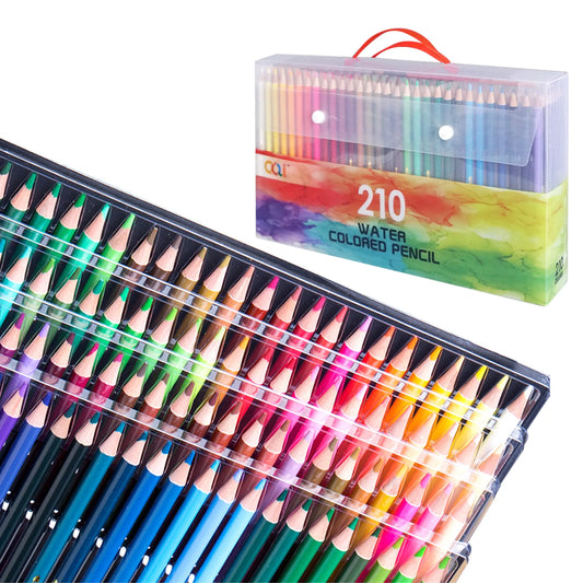 210 Professional Artist Watercolor Pencils Set