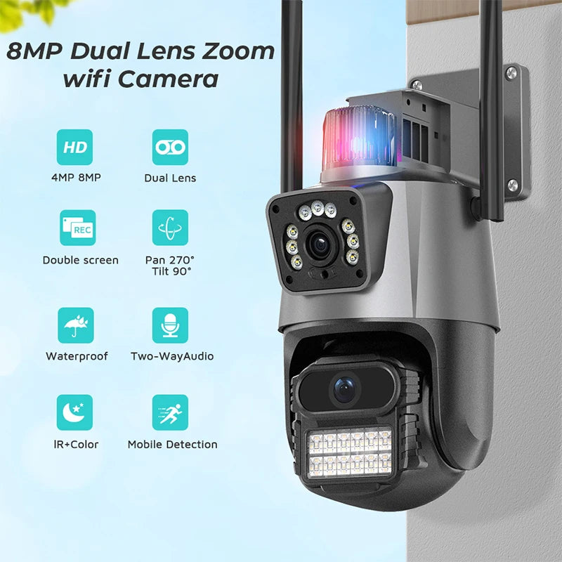 8MP PTZ Wifi Camera