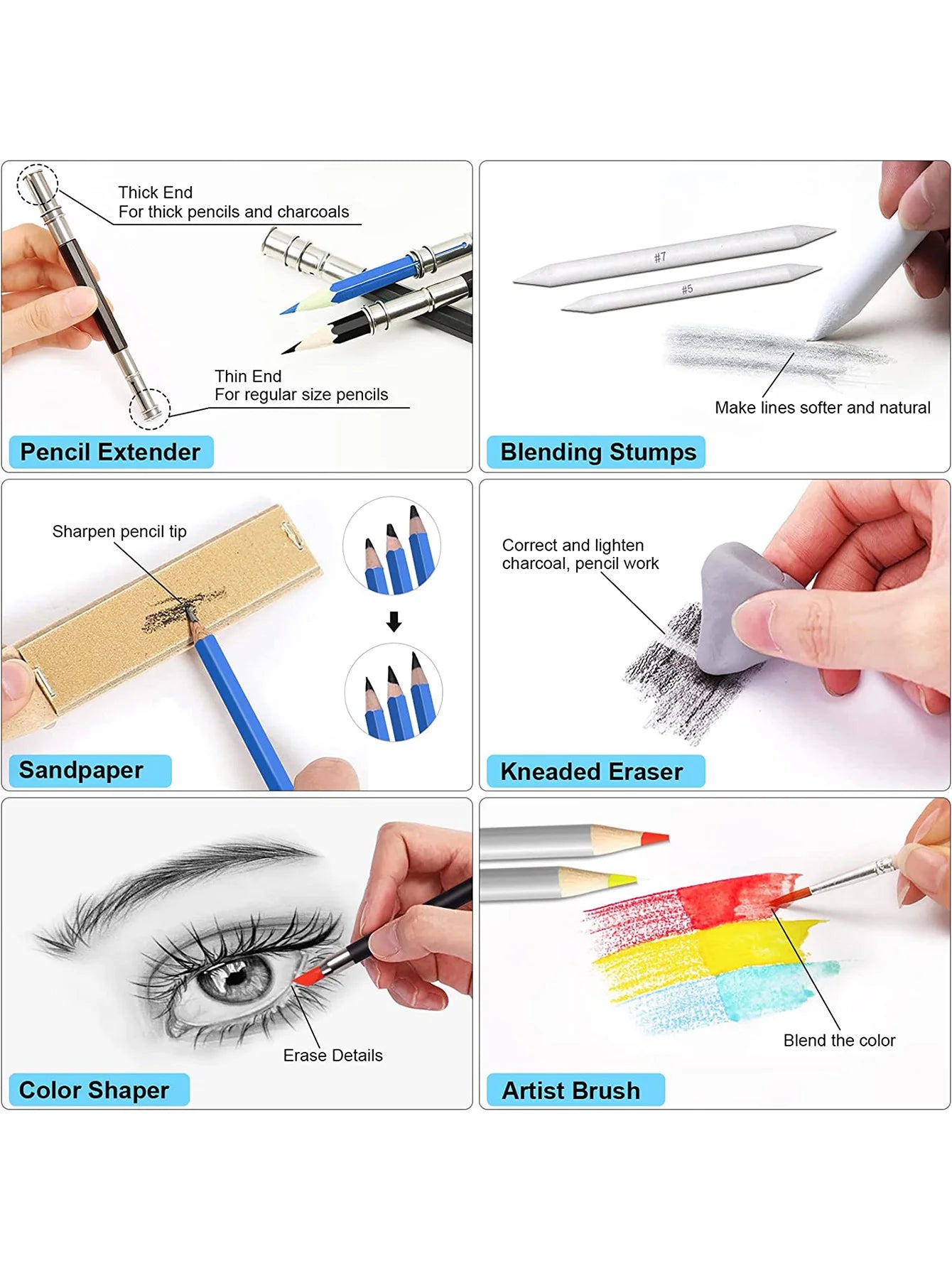 Pencils Sketching Art Set