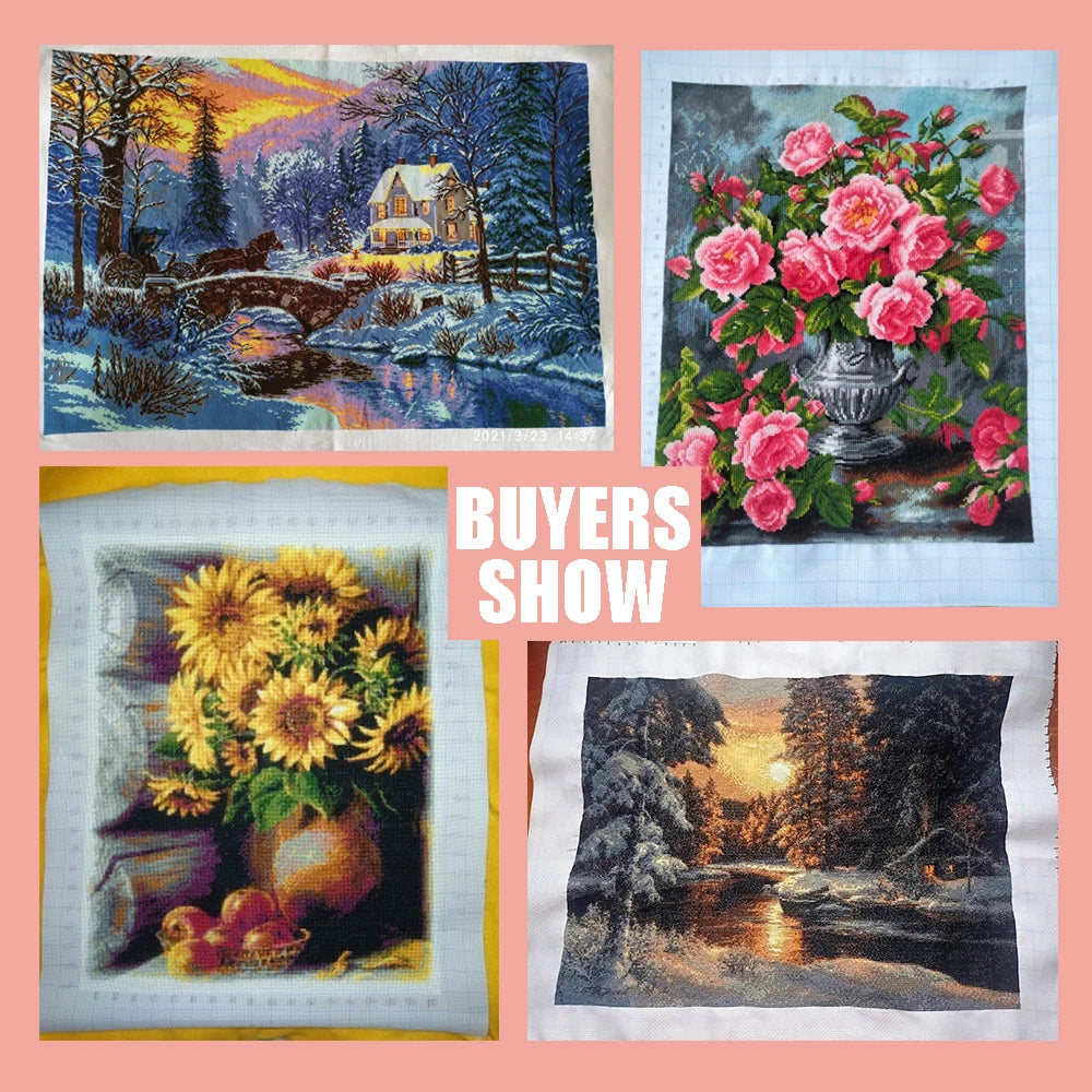 Cross Stitch Photo Custom Embroidery Kits