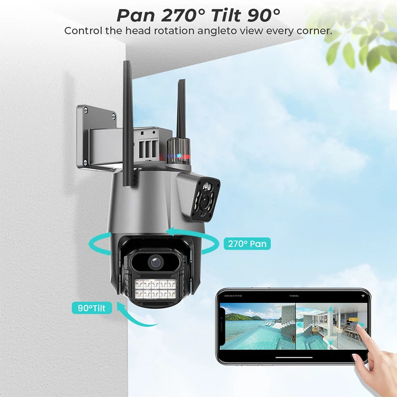 8MP PTZ Wifi Camera