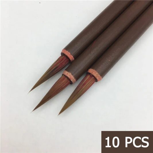 10PCS Xiaokai Calligraphy Brush Pen