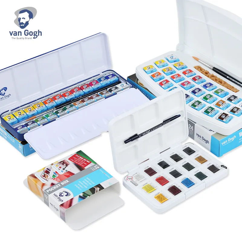 Royal Talens Van Gogh Solid Watercolor Paint Set