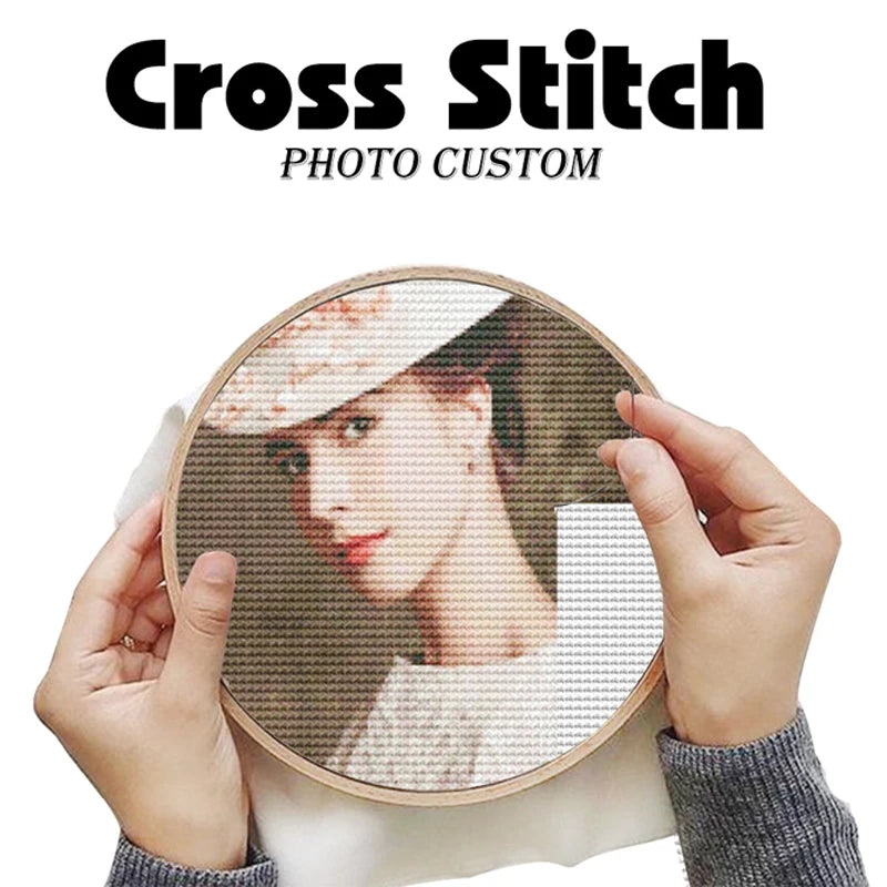 Cross Stitch Photo Custom Embroidery Kits