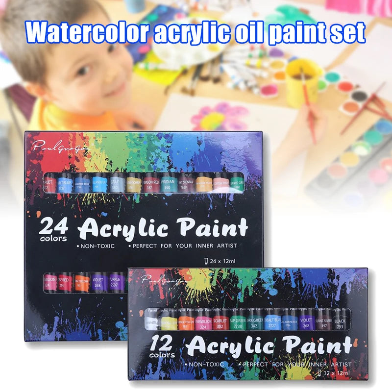 Professional Acrylic Waterproof Fabric Paints Set