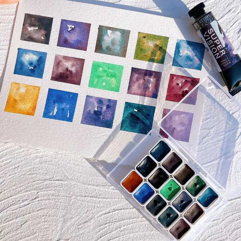 Mini 1/2ml Layered Watercolor Paint Sample