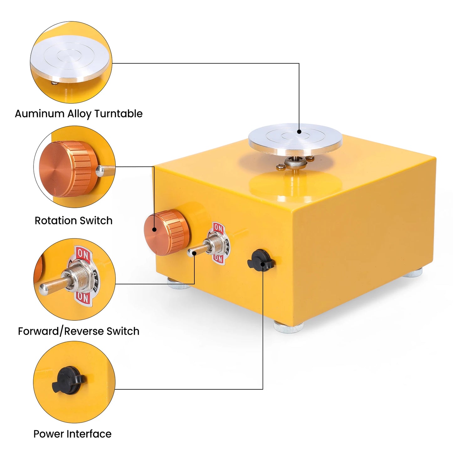 Portable Electric Pottery Machine