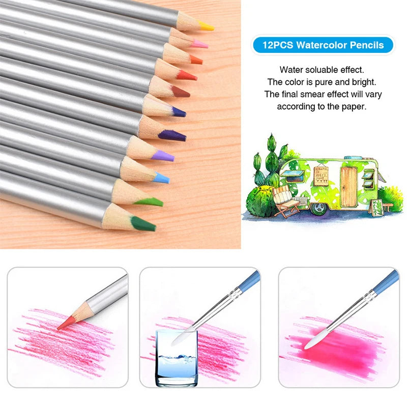 Color Pencil and Sketch Pencils Set