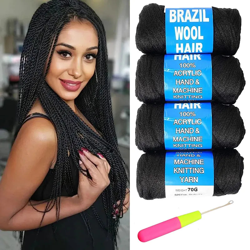 Brazilian Wool Hair Acrylic Yarn