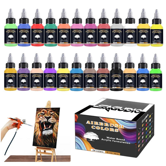 30ML Opaque & Water Based Fluorescent Acrylic Paint