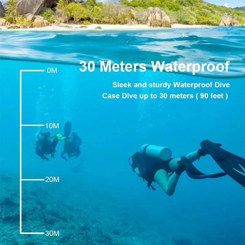 Helmet Action Camera Ultra HD 4K/30fps WiFi 2.0-inch 170D Underwater Waterproof