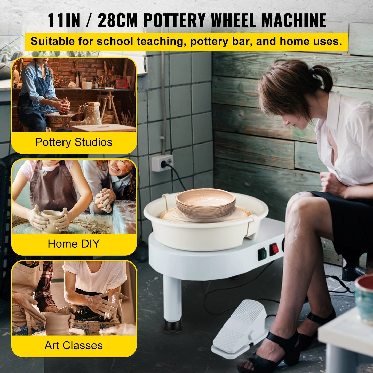 Electric Pottery Wheel Machine