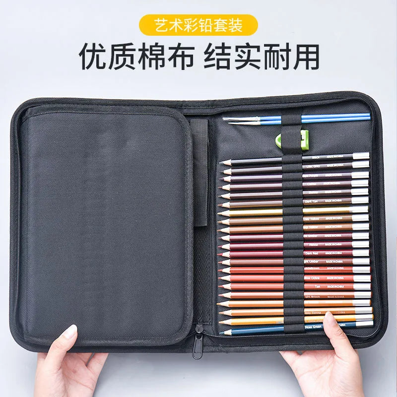 Watercolor Drawing Colored Pencils Set